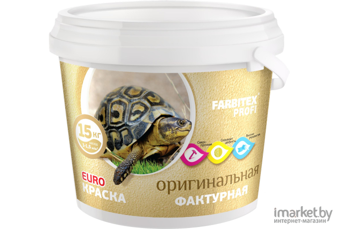 Краска Farbitex Profi Фактурная декоративная акриловая 7 кг