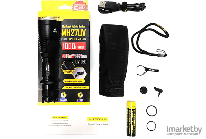 Фонарь Nitecore MH27UV [14878]