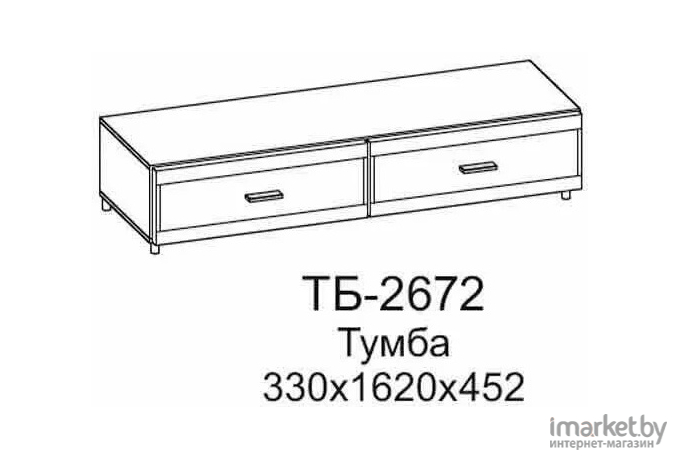 Тумба Лером Камелия ТБ-2672-ГС гикори джексон светлый