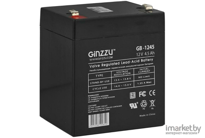 Аккумулятор для ИБП Ginzzu GB-1245