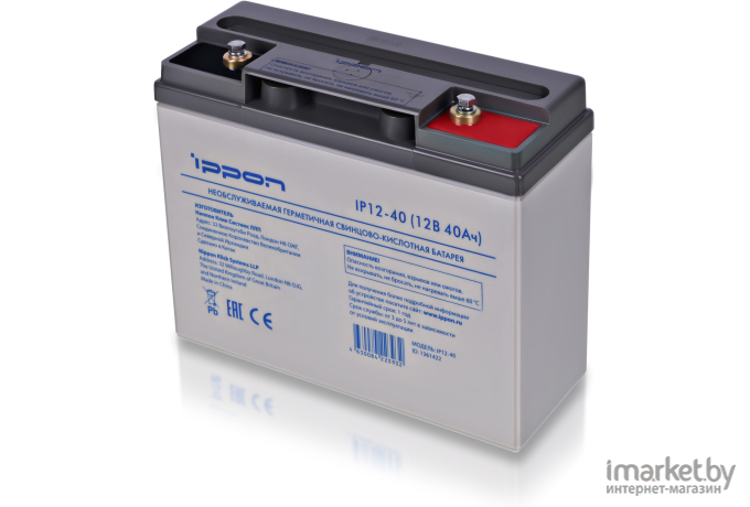 Аккумулятор для ИБП IPPON IP12-40 12V/40AH [1361422]