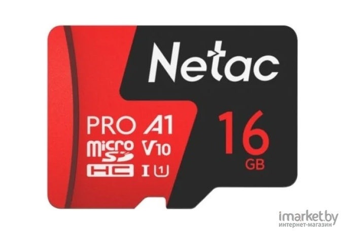 Карта памяти Netac MicroSD card P500 Extreme Pro 16GB [NT02P500PRO-016G-R]