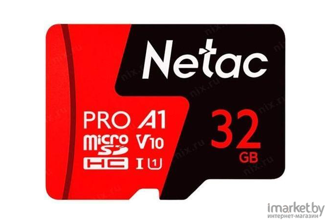 Карта памяти Netac MicroSD card P500 Extreme Pro 32GB [NT02P500PRO-032G-R]