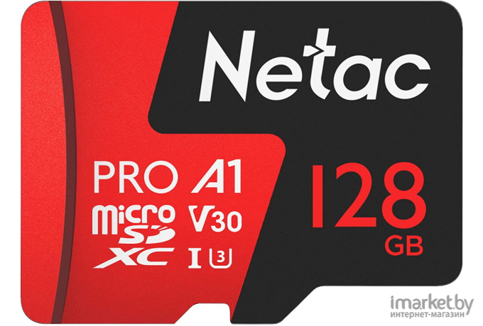 Карта памяти Netac MicroSD P500 Extreme Pro 128GB [NT02P500PRO-128G-S]