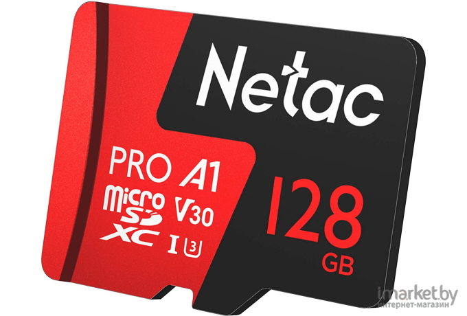 Карта памяти Netac MicroSD P500 Extreme Pro 128GB [NT02P500PRO-128G-S]