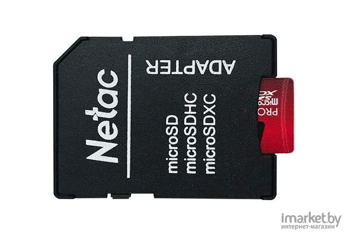 Карта памяти Netac MicroSD P500 Extreme Pro 64GB [NT02P500PRO-064G-S]