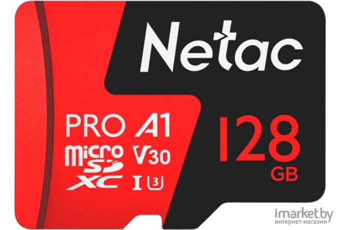 Карта памяти Netac MicroSD card P500 Extreme Pro 128GB [NT02P500PRO-128G-R]