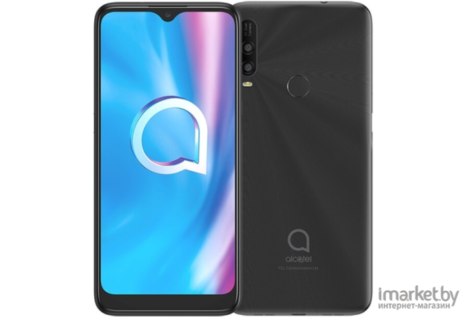 Мобильный телефон Alcatel 1SE light 4087U серый [4087U-2AALRU12]