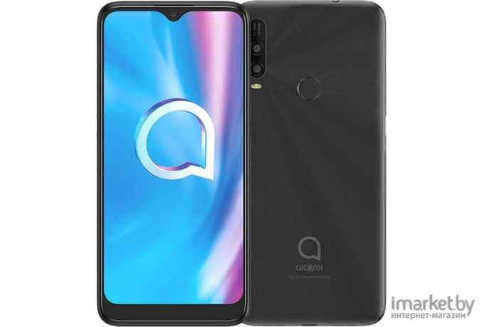 Мобильный телефон Alcatel 1SE light 4087U серый [4087U-2AALRU12]