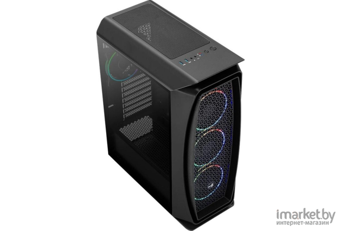 Корпус для компьютера AeroCool One Eclipse-G-BK-v1 w/o PSU