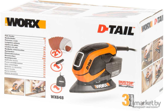 Вибрационная шлифмашина Worx WX648