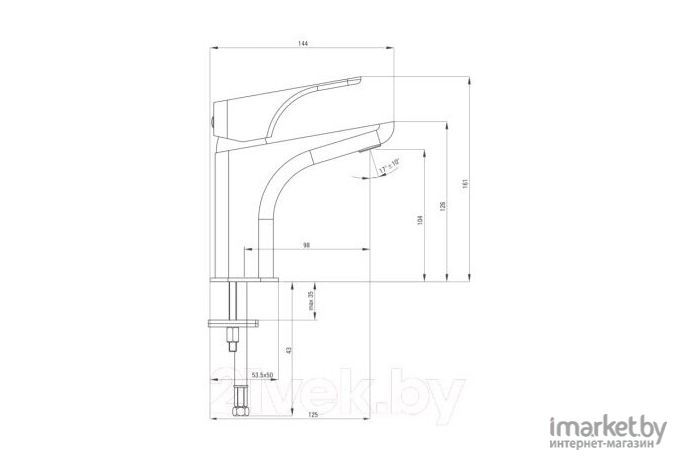 Смеситель Deante Hiacynt BQH A20M