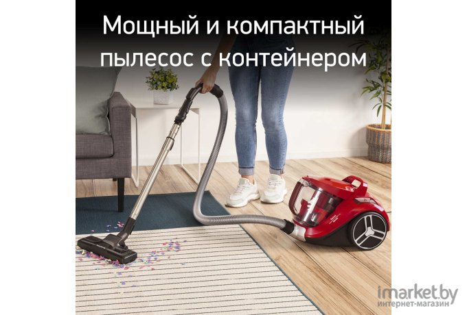 Пылесос Tefal TW4853EA черный/красный [2211400794]