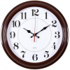 Интерьерные часы Бюрократ WALLC-R85P D35см коричневый/белый [WALLC-R85P35/BROWN]