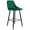 Барный стул Седия Megan-2 зеленый велюр HLR56/черный