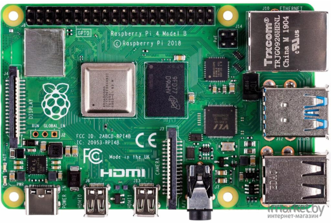 Компьютер Raspberry Pi 4 Model B 4Gb [44589]