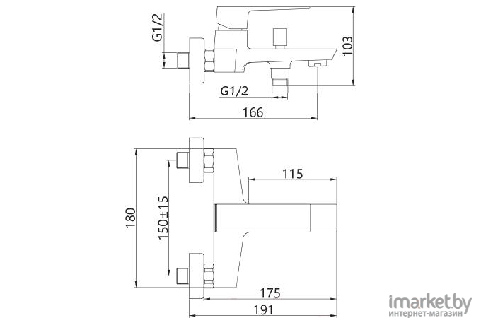 Смеситель Invena Paros [BW-09-001-A]