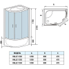 Душевая кабина WeltWasser WW500 Halle 1202 L