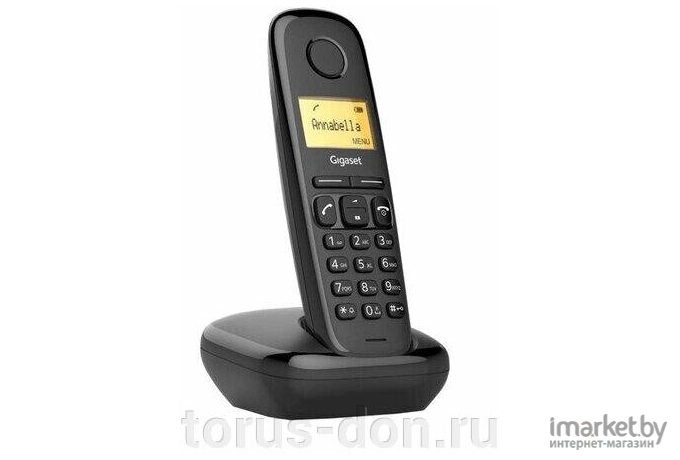 Радиотелефон DECT Gigaset A170 DUO RUS черный [L36852-H2802-S301]