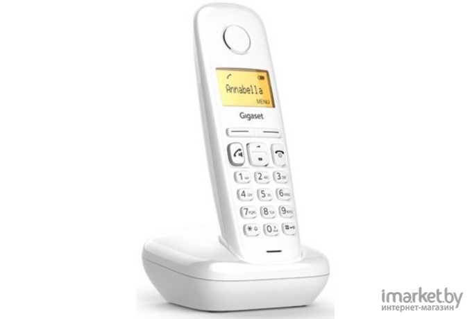 Радиотелефон DECT Gigaset A270 SYS RUS  АОН белый [S30852-H2812-S302]