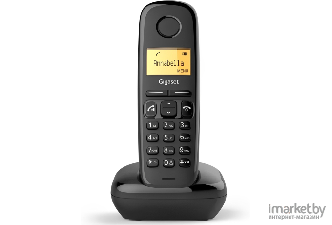 Радиотелефон DECT Gigaset A270 SYS RUS АОН черный [S30852-H2812-S301]