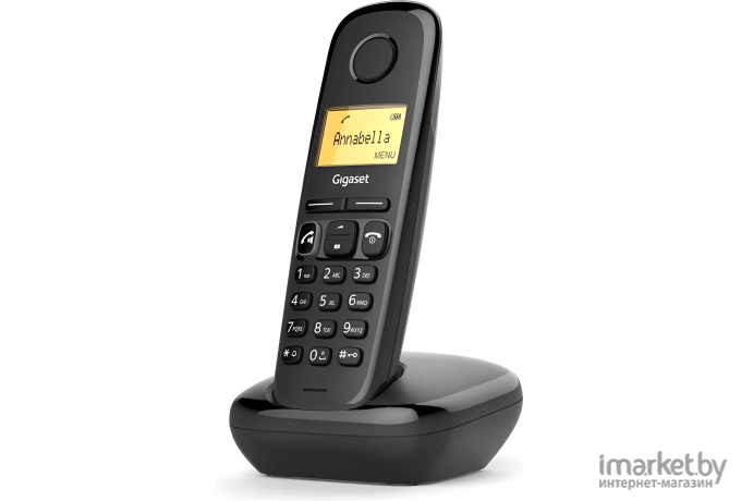 Радиотелефон DECT Gigaset A270 SYS RUS АОН черный [S30852-H2812-S301]