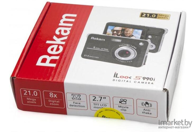 Фотоаппарат Rekam iLook S990i черный [1108005142]