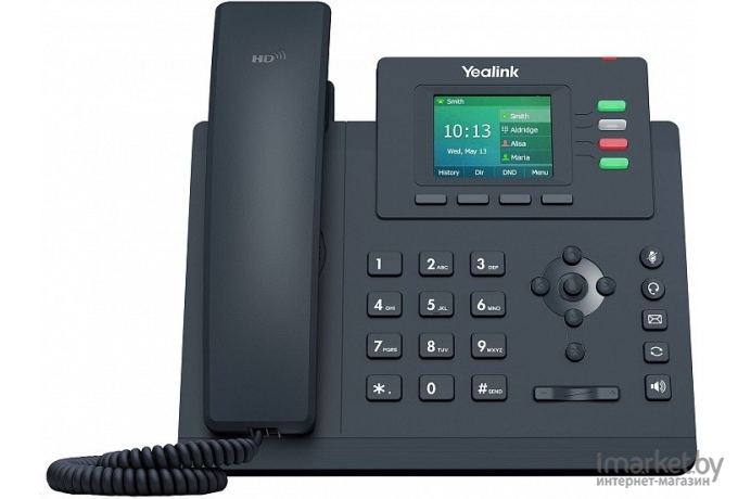 Проводной телефон Yealink SIP-T33P черный
