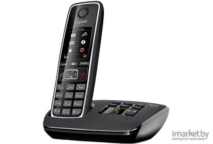 Радиотелефон DECT Gigaset C530A RUS черный [S30852-H2532-S301]