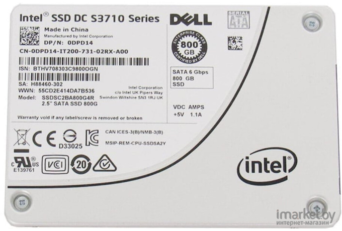 SSD диск Dell 1x800Gb [DPD14]