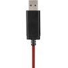 Наушники Hama HS-USB400 черный/красный [00139927]