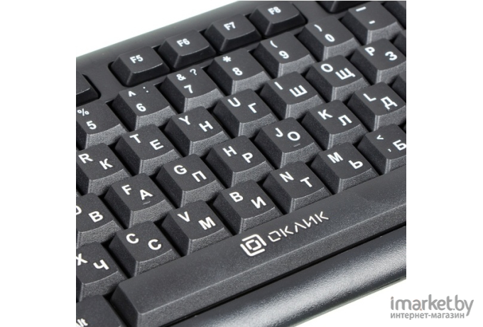 Клавиатура Oklick 180V2 USB черный