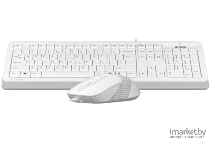 Набор периферии A4Tech Fstyler F1010 белый/серый [F1010 WHITE]