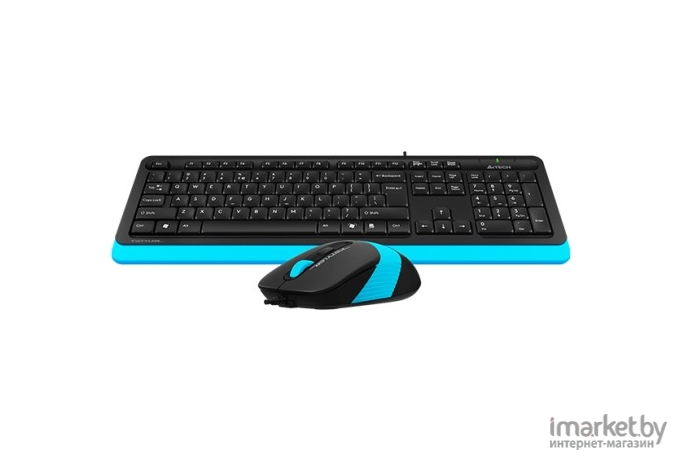 Набор периферии A4Tech Fstyler F1010 черный/синий [F1010 BLUE]