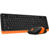 Набор периферии A4Tech Fstyler FG1010 черный/оранжевый [FG1010 ORANGE]