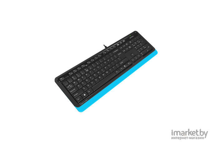 Клавиатура A4Tech Fstyler FK10  USB черный/синий [FK10 BLUE]