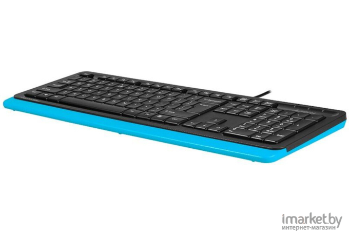 Клавиатура A4Tech Fstyler FK10  USB черный/синий [FK10 BLUE]