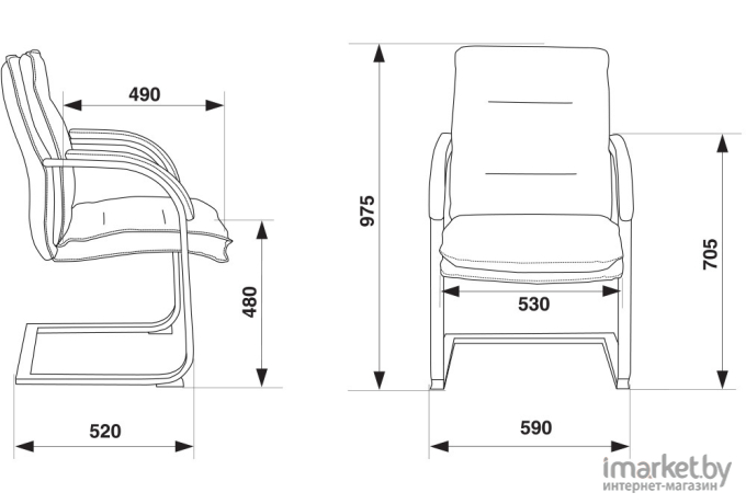 Офисное кресло Бюрократ T-9927SL-LOW-V черный [T-9927SL-LOW-V/BLACK]