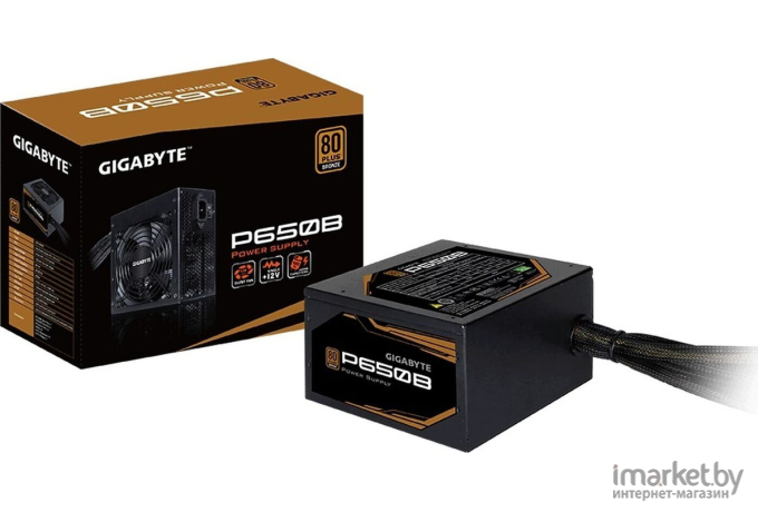 Блок питания Gigabyte ATX 650W GP-P650B 80+ [28200-P650B-1EUR]