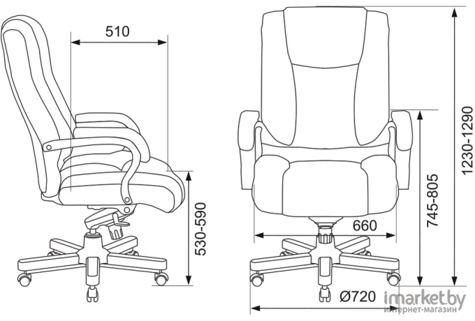 Офисное кресло Бюрократ T-9925WALNUT светло-коричневый [T-9925WALNUT/CHOK]