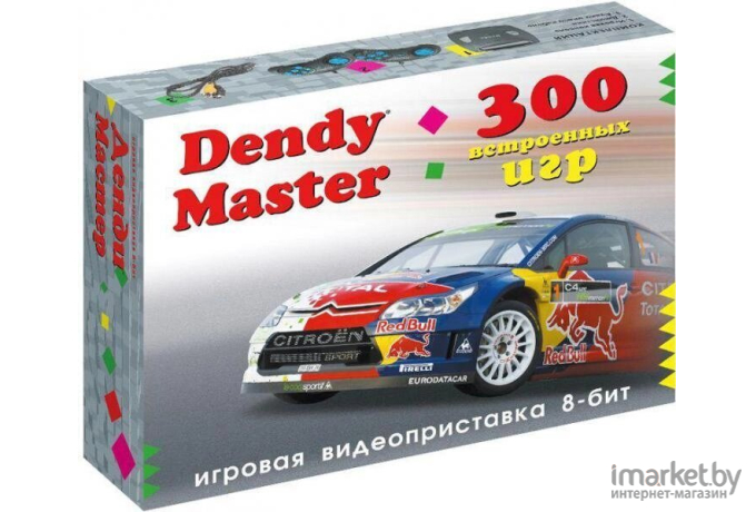 Игровая приставка Dendy Master +контроллер в комплекте: 300 черный