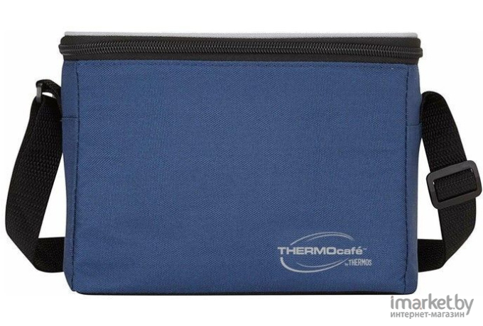 Термосумка Thermos Thermocafe 6 Can Cooler 5л синий/черный [579409]