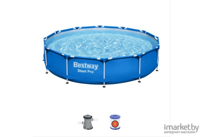 Каркасный бассейн Bestway 366 см x 76 см с набором [56681]