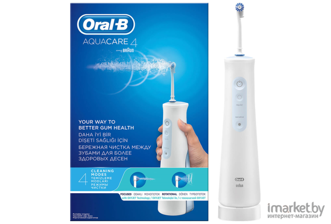 Ирригатор Braun Oral-B Aquacare 4 белый [80322344]