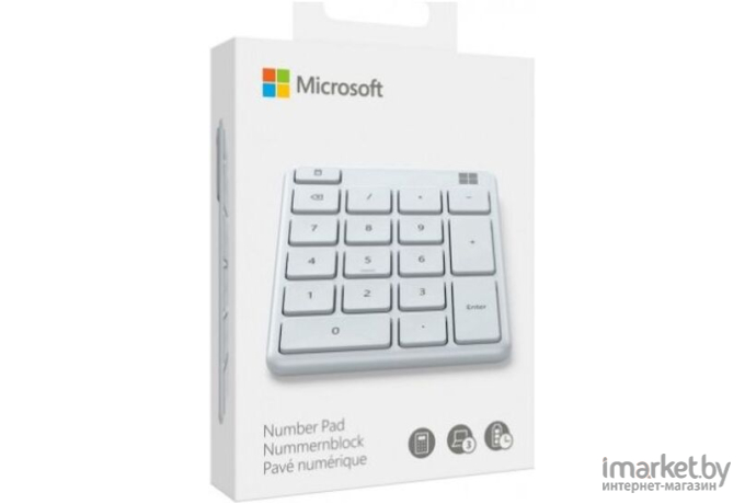 Клавиатура Microsoft Bluetooth Number pad Monza Grey [23O-00022]