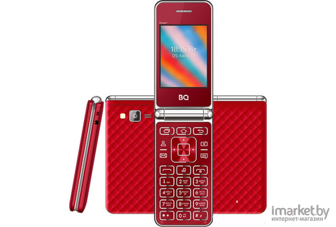 Мобильный телефон BQ-Mobile 2445 Dream Dark Red [86188603]