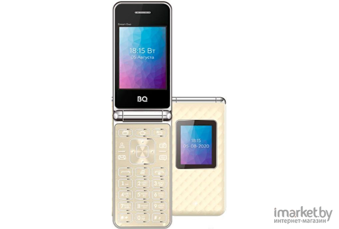 Мобильный телефон BQ-Mobile 2446 Dream Duo Gold