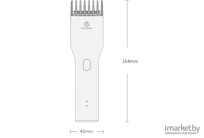 Машинка для стрижки волос Evolution Enchen Boost White