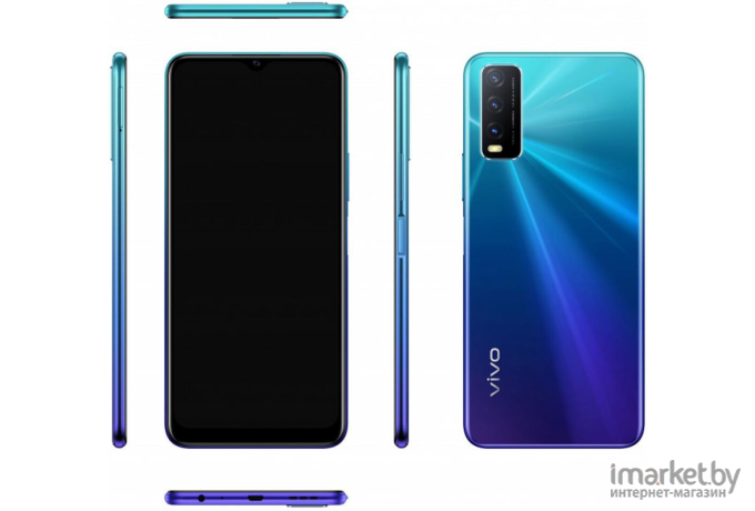 Мобильный телефон Vivo Y20 4/64GB V2027 Nebula Blue