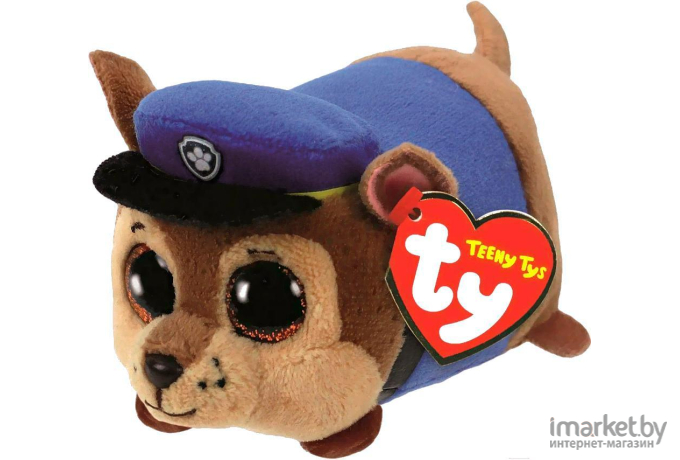 Мягкая игрушка TY Щенок Chase Paw Patrol Teeny Tys [42226]